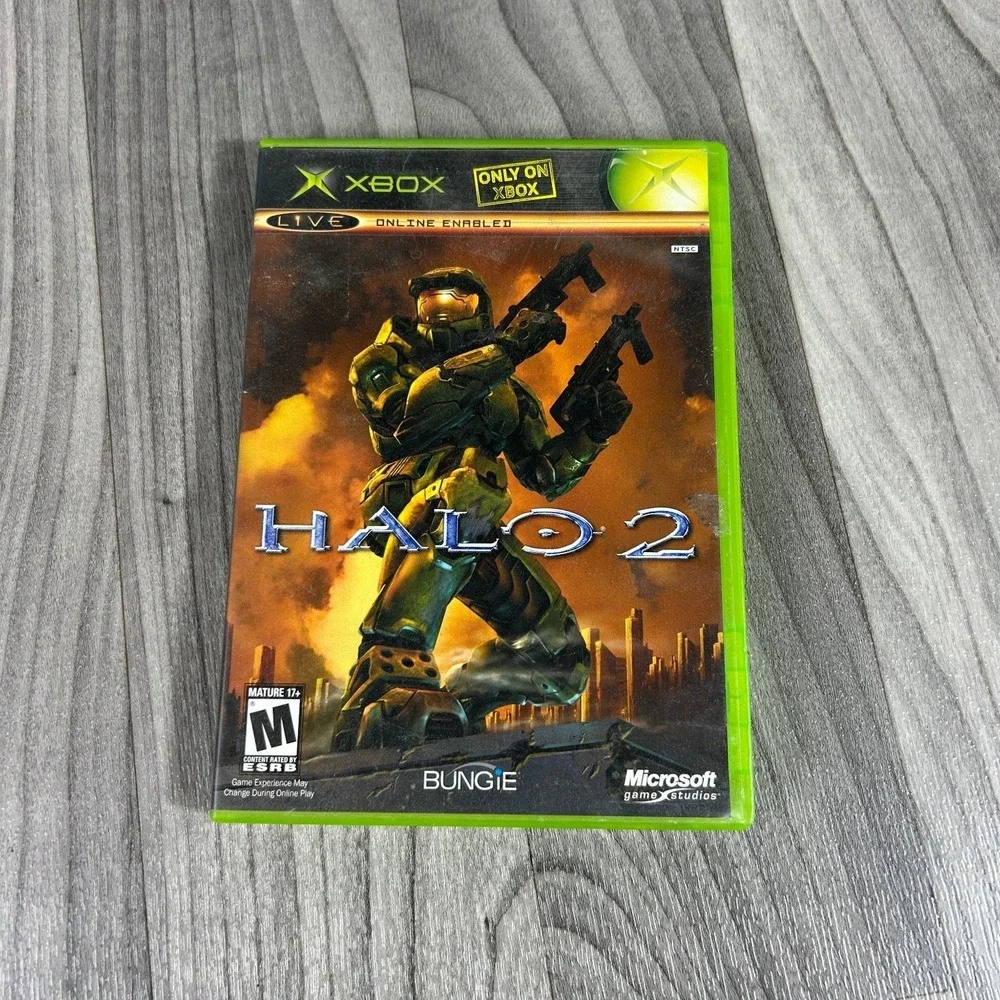 Halo‎ 2 Xbox Video Game FPS Multiplayer Online Enabled Microsoft Bungie